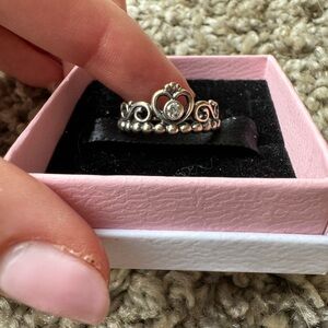 Pandora Sterling Silver Original Princess Ring.